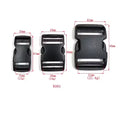 Factory Direct Sales Double Adjustable Plastic Side Release Buckle for Tactical Belt Reflective Belt Plastic Buckle for Bag