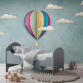 Made in Germany Photo Wallpaper Murals Sky Blue White Red Yellow Non Woven Vinyl Wall Mural Modern for Hotel - 371 x 280 m