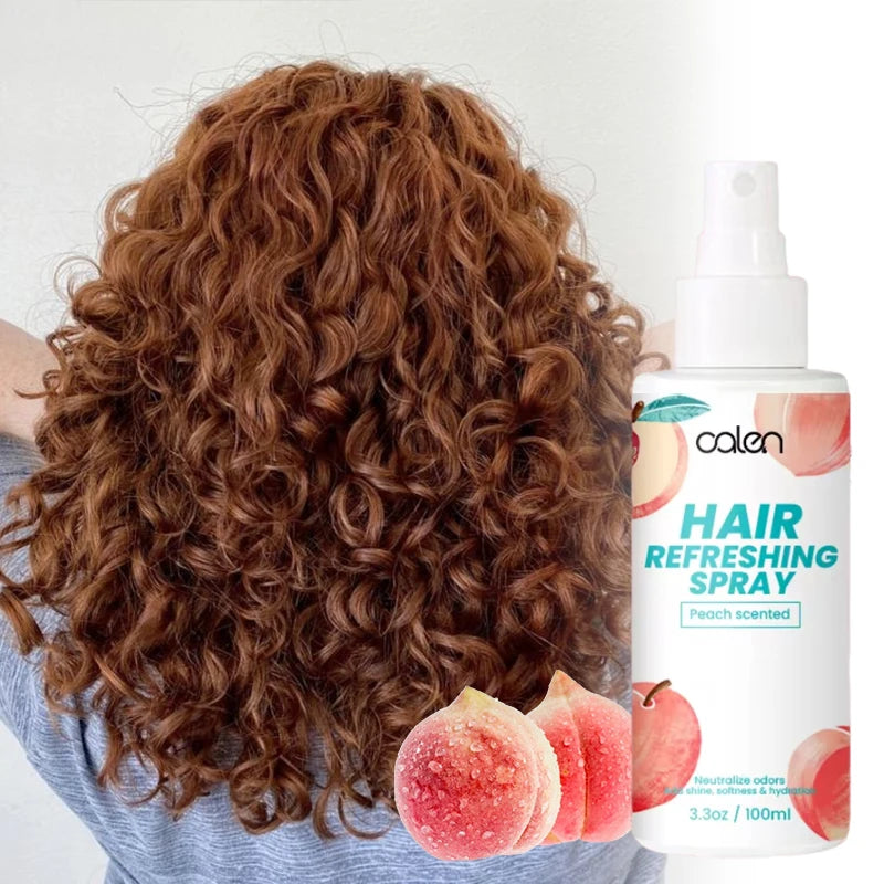 Oalen Private Label Softening Neutralize Bad Odor Long Lasting Scent Peach Hair Refresh Spray