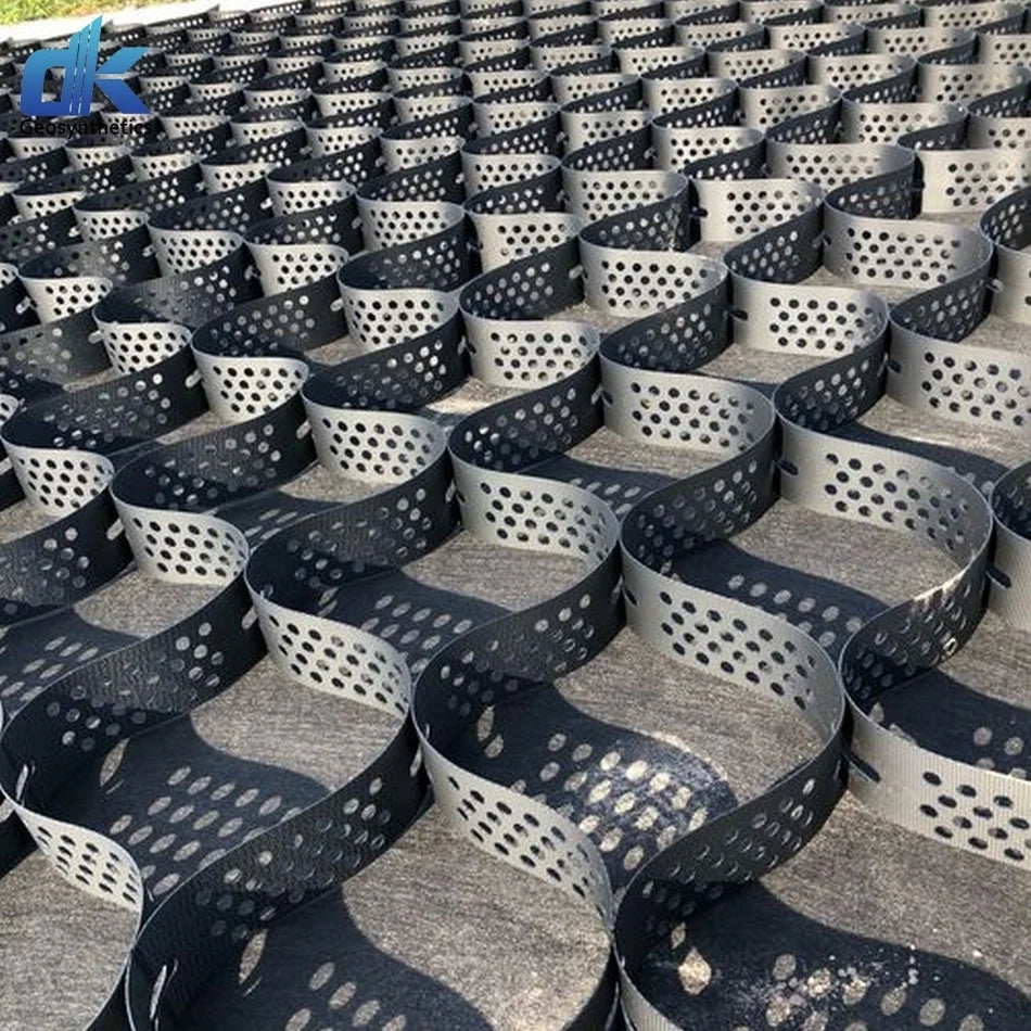 Geocell Slope Protection Stabilizer HDPE Driveway Geocell Driveway Cellular Confinement Rejilla Grava Camino Geocells for Load