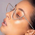 2026 Fashion Luxury Women Rimless Glasses Rhinestone Frame Lensless Eyeglasses Frames