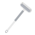 Dual-Use Household Window Cleaning Brush Long Handle No Disassembly Double-Sided Dry Wet Wiper Made of Durable PP Material
