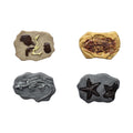 Simulation of Dinosaur fossil Archaeology Resin Flatback Cabochon for Jewelry Materials