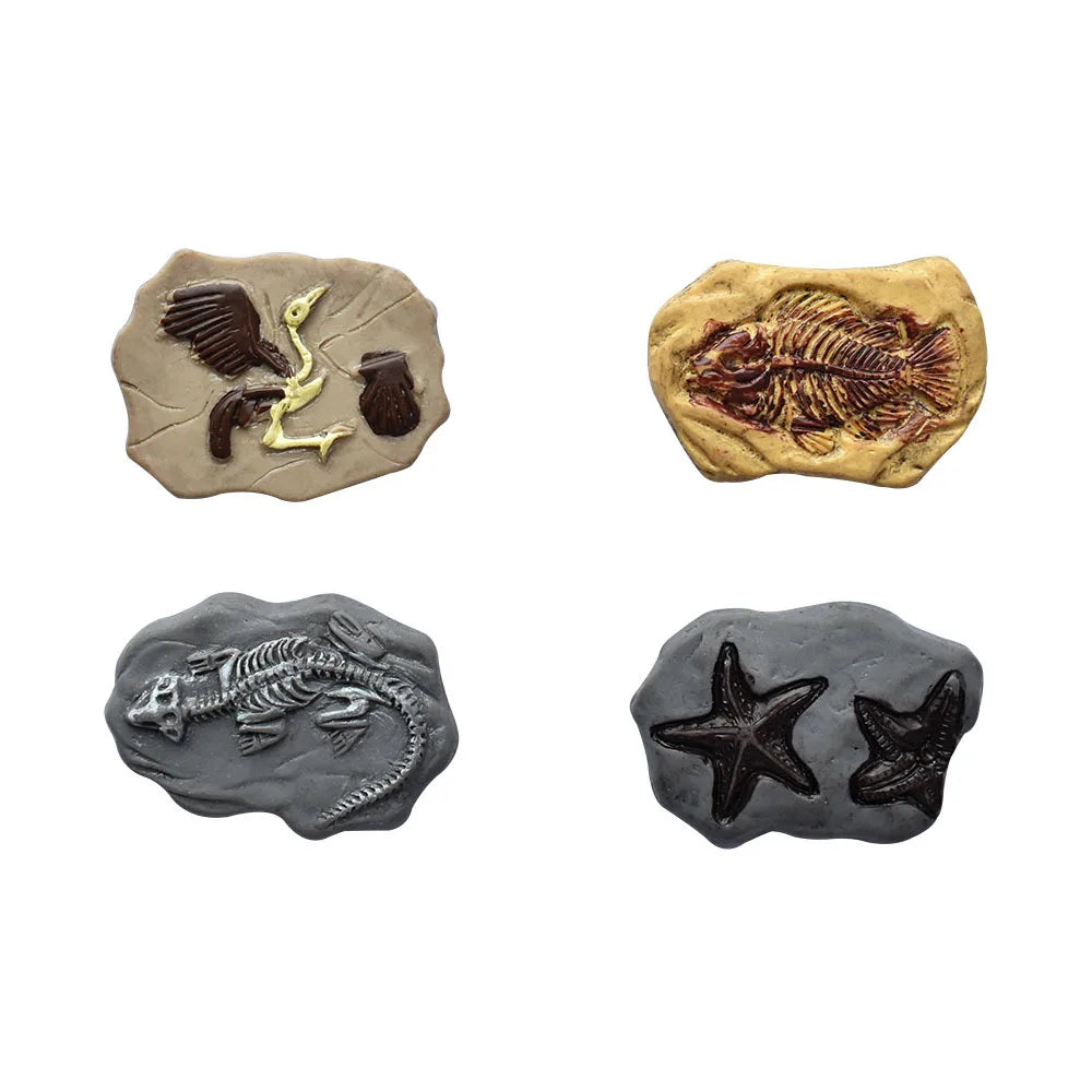 Simulation of Dinosaur fossil Archaeology Resin Flatback Cabochon for Jewelry Materials