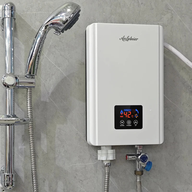 Hot Sale 5500w Double protection Bathroom Kitchen Electric Portable Tankless Instant Water Heater