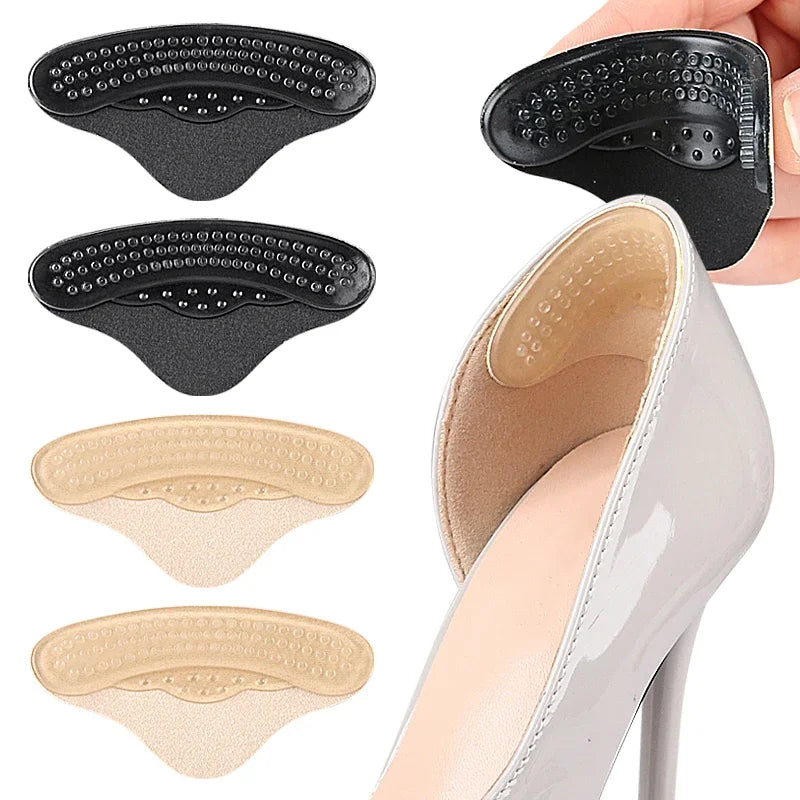Shoe Heel Pads Inserts for Men & Women-Anti-Blister Heel Grips Cushion Liners for Loose Shoes Rubbing & Slip Prevention