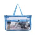 Portable Transparent Clear Large PVC Zipper Foldable Fashion Cosmetic Bag High Quality Outdoor Travel Beach Bag