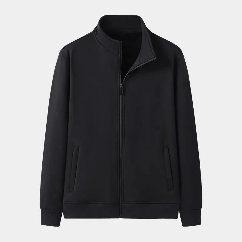 Oem Customized Logo Design Trendy Loose Plus Size Zip up Cardigan Sweatshirt Versatile Baseball Jacket