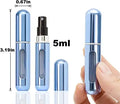 5ml Refillable Aluminum Perfume Atomizer Spray Bottle Empty Portable Cosmetic Metal Lipstick Compatible MegaBDM