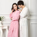 Wholesale Personalized Custom Unisex Waffle Robe Large Size Women Men Lightweight Absorbent Long Sleeves Quick Dry Breathable MegaBDM