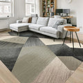 Modern Design Anti-Slip Loop Pile Large Rug Easy Clean Polyester Material Customizable Machine Made Carpet for Living Room