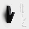 Wholesale Light Luxury Single Clothes Self Adhesive Towel Robe Hook Metal Coat Hook Towel Plastic Hook
