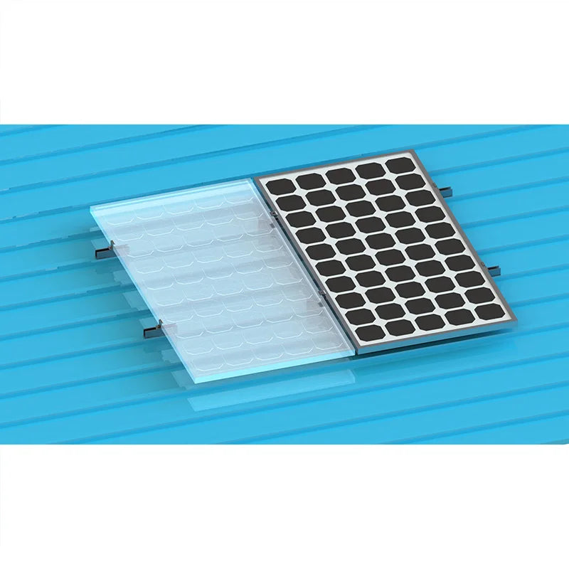 Sunforson PV Solar Panel Bracket Frame Mini Rail Aluminum Alloy Short Rail Mounting System