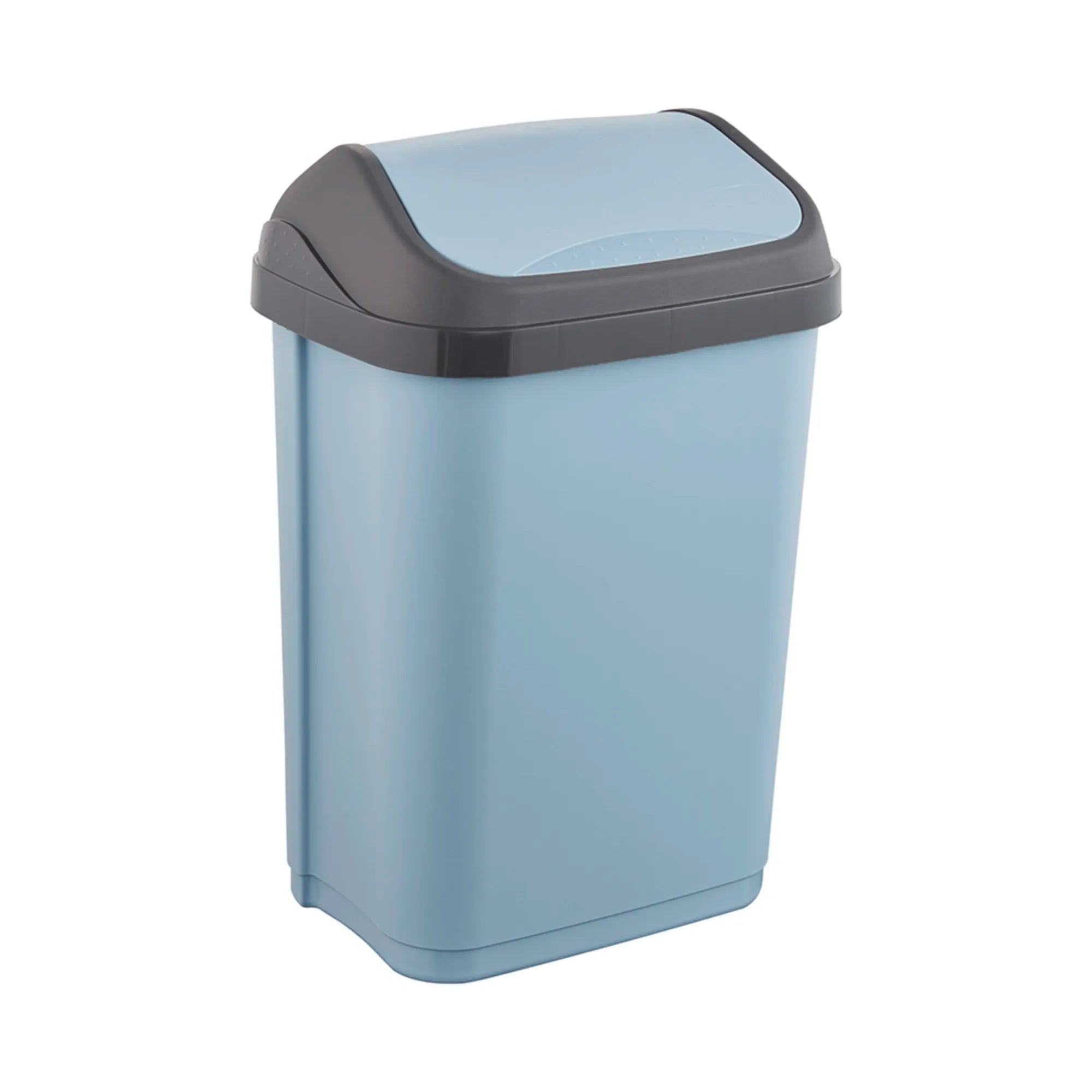 keeeper Trash Can with Swing Lid 10 l Nordic Blue Swantje Range