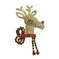 Custom Rhinestone Pin Brooch Christmas Jewelry