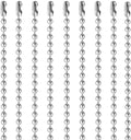 Handmade Jewelry Stainless Steel Bead Chain Necklace Adjustable Metal Ball Chain Findings ForJewelry Making
