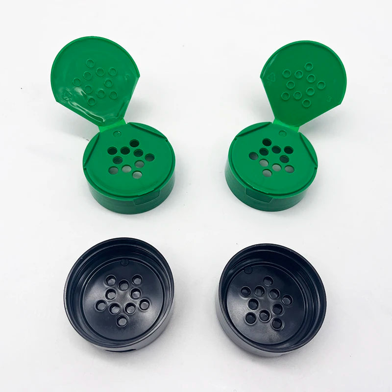 48mm Plastic Spice butterfly Bottle Cap 10 Holes  Butterfly Cap Spice Lids