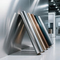 Anti-scratch Mould-proof Metal Designs Self Adhesive Wallpaper Kitchen Decoration Water-Proof PVC Film for Cabinet and KTV
