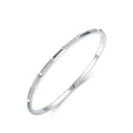 SZ427 Classic Style 925 Sterling Silver Single Cuff Bracelet for Women Gold Plated Zircon Pave Bangles Fashionable Jewelry