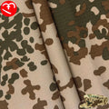 German-Patterned Desert Camouflage Fabric 80% Polyester 20% Cotton Plaid Fabric Waterproof Breathable for Uniform Tactical Hat