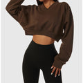 Custom Y2K Cotton Patchwork Print Glitter Diamond Rhinestone Zip Up Crop Top Vintage Acid Wash Hood Sweatshirt Women's Hoodies