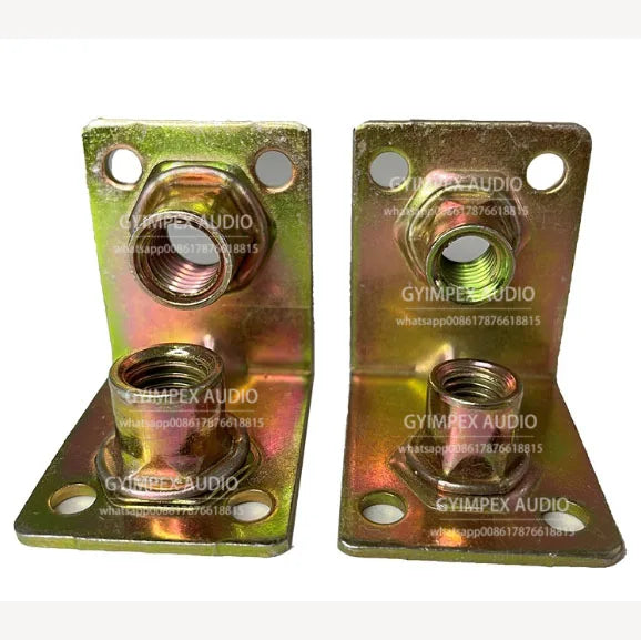 Speaker Accessories Metal Fastener 4 Flyware Internal Mounting Steel Bracket  M10 M8 Travel Hole for Speaker Cabinet
