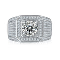 2.0CT Moissanite Engagement Rings for Women VVS Certificate 925 Sterling Silver Fine Jewelry