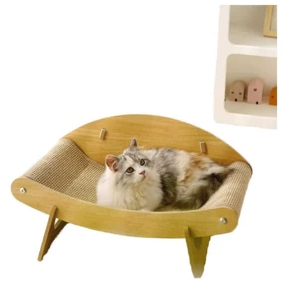 Sisal Cat Bed Cat Scratch Board Detachable Washable Comfortable Pet Hammock for Cats Toys Pet Accessories