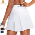 Women's High Waisted Golf Pleated Short Tennis Skort Skirts with Inner Shorts Athletic Tennis Wear for Women