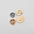 Hot Sell  Trendy Fashion Large Irregular  Ring Brooch Geometric Irregular Metal Brooch Pin for Women Men