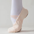 Green Ballerina Slippers Flats Ballet Brown Canvas Ballet Shoes Dance for Women and Girls Kids