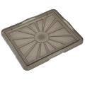 Lid for storage box 35 x 27 translucent grey
