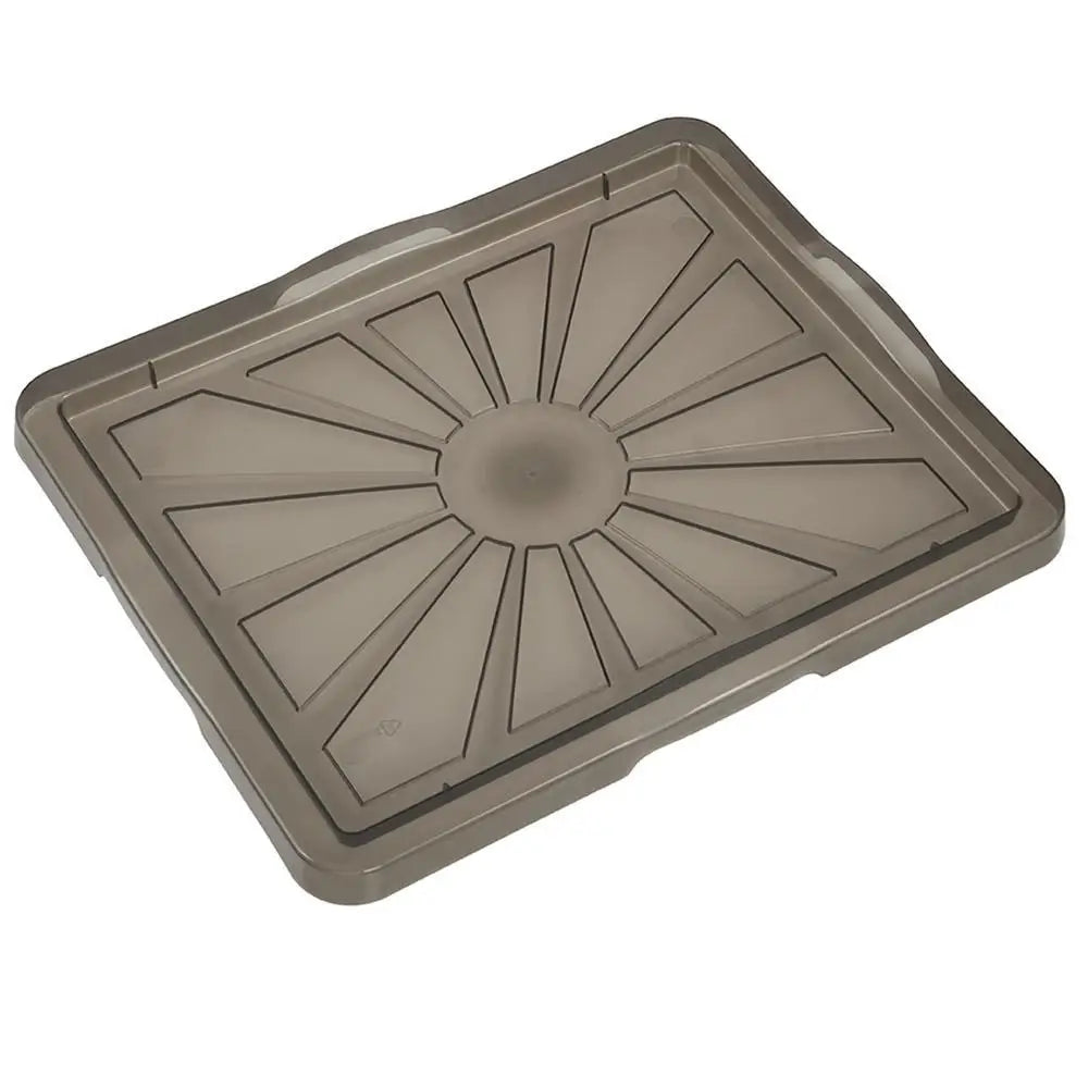Lid for storage box 35 x 27 translucent grey