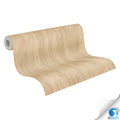 Made in Germany - Pre-Pasted Wallpaper Rolls Wood Brown Beige - Non Woven Vinyl - Wooden Wallpaper Pre-glued - 1005 x 053 m