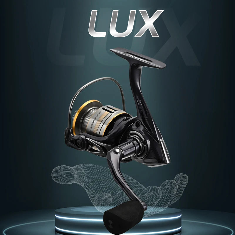 YJLUX 9-24KG Drag 10+1BB 1000-4000 Size Fhising Reel Spinning Reels for Trout Surf Fishing MegaBDM