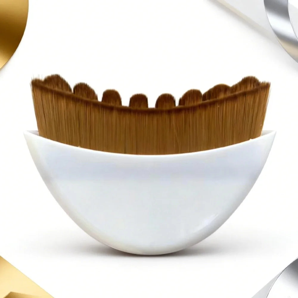 Portable Personalised High Quality Vegan Private Label Luxury Custom Professional Lymphatic Contour Brush