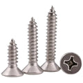 Bolts Manufacturers Customized Bolts Pointed Tail Phillips Cross Recessed Flat Head Self Tapping Wood Screws