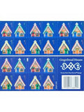 Hot Supplier Us Christmas Gift Postage Mailing Stamps Sticker in Bulk Coworkers Gift Outdoor Christmas Decoration Stamp Stickers