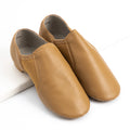 US Dynadans Khaki Women's Leather Upper Slip-on Jazz Shoe US Local