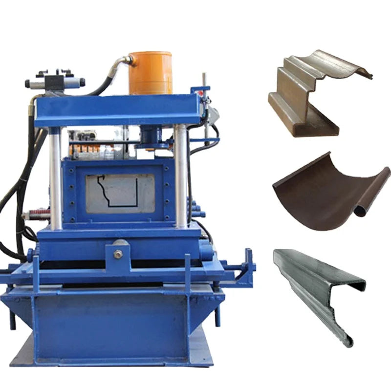 8 Gutter Drainage Pipes Manufacturing Machine for Box Gutter Forming Automatic PPGI Glazed Tile Forming Machine Gear Bearing