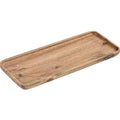 Acacia Wood Serving Tray Narrow Rectangle  Plate for Tea Snack Dessert Home Kitchen Party Display Board  for Candy Melon Serving