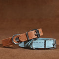 Hot Selling Solid Color PU Pet Collar Adjustable Waterproof Simulation Leather Necklace for Puppy Dog Cat Candy Color
