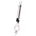 Bottle opener 19cm stainless steel grey