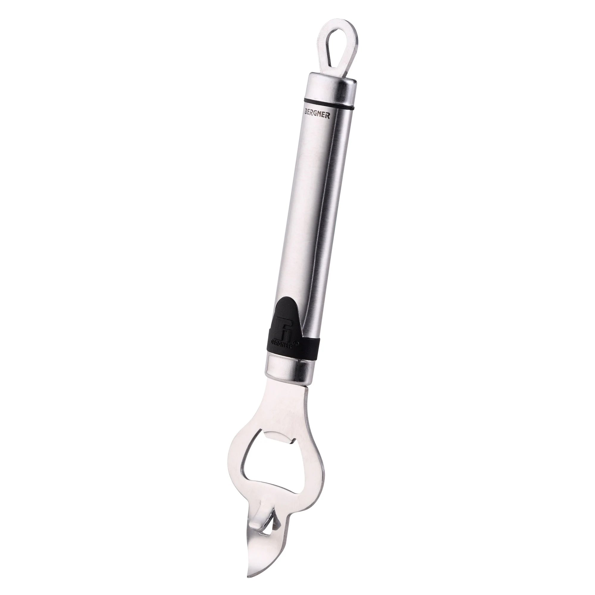 Bottle opener 19cm stainless steel grey
