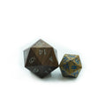 Wooden Dice Unique D&D Dice D20 Polyhedral Games Single Wood Texture Dice for Table Games RPG