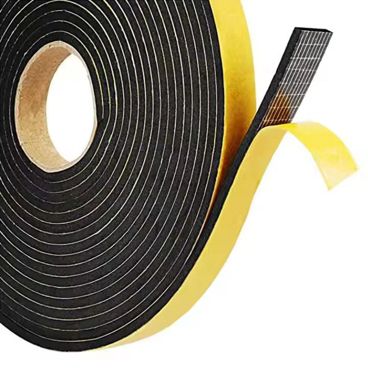 Self Adhesive Soundproofing Weatherstrip Seal Strip Foam Insulation Tape Glass Aluminum Frame Window