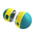 Customized Hot Sell Interactive Chase Barbell Shaped Toy Slow Feeder Dog Bowl Pet Food Feed Dispense Dog Treat Ball Toy