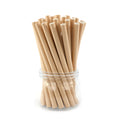 100% Biodegradable Disposable Paper Wrap Straws for Coffee Juice Milkshake Cold and Hot Drinking