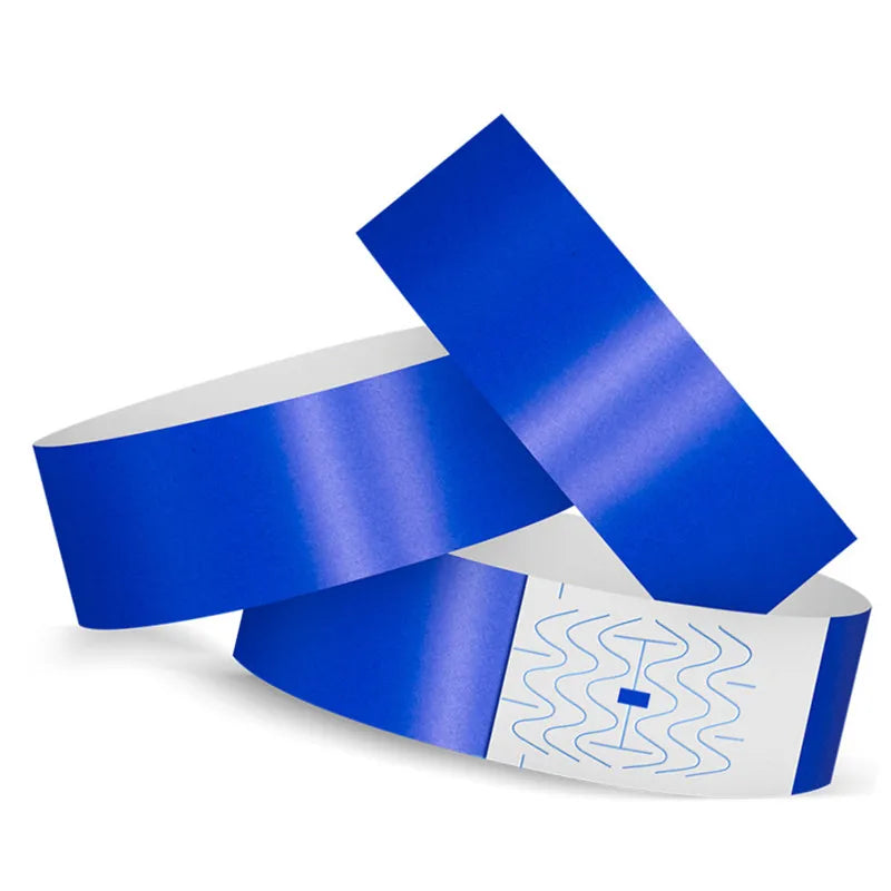 HXY Custom Promotional Printed Tyvek NFC RFID Waterproof Paper Wristbands with 13.56MHz RFID Bracelet for Events