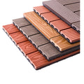 Contemporary Design Interlocking Decking Tiles for Outdoor Balcony Flooring Wood Grain Finish Anti-Slip and Fireproof Features MegaBDM